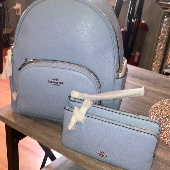 Lavender matching coach bag set